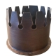 Copper Chimney Holder (Raw or Aged Finish) Small or Medium